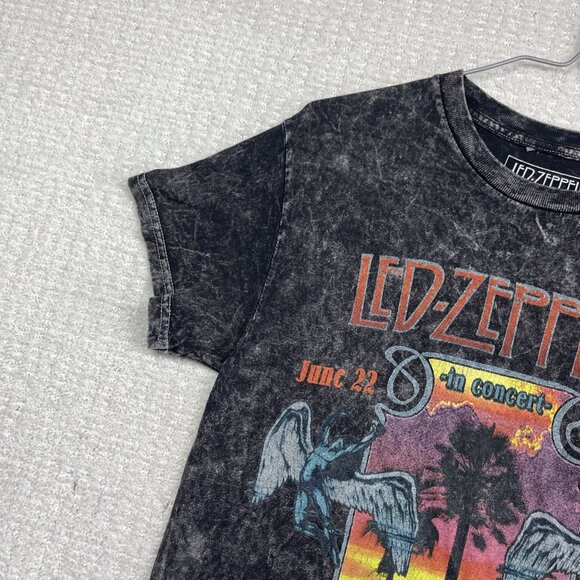 Led Zeppelin Men's Officially Licensed 1977 Live In Concert Tie Dye T-Shirt XS - Picture 3 of 15